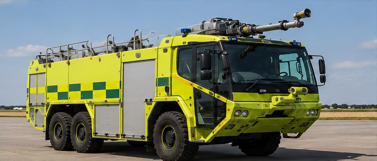 Airport crash tender